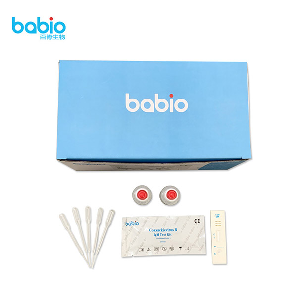Coxsackievirus B IgM Test Kit (kolloidalt guld)