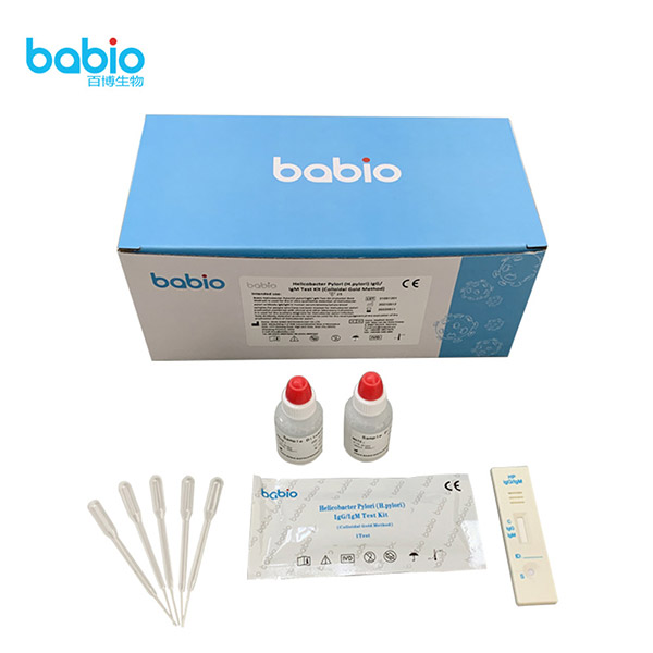 Helicobacter Pylori (H.pylori) IgG/IgM testkit (kolloidalt guldmetod)