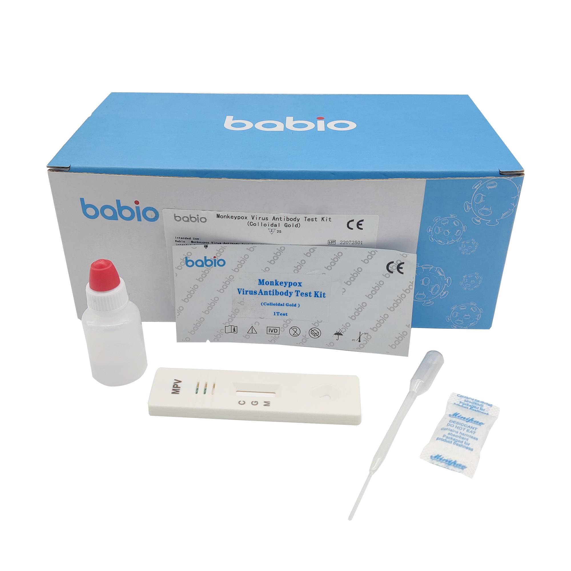 Monkeypox Virus Antibody Test Kit (kolloidalt guld)