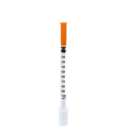 säkerhetsspruta för insulin
