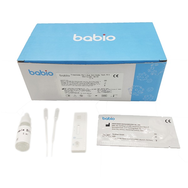 Treponema Pallidum Antibody Test Kit (kolloidalt guld)